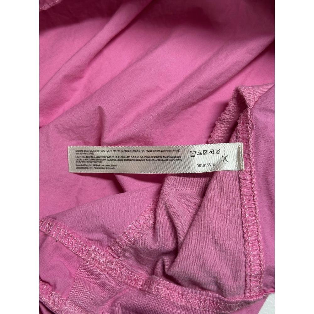 Anthropologie Dress Womens XL Pink Cutout Mini Summer Beach Vacation Pockets - Picture 7 of 11